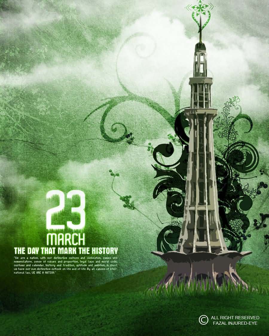 23 March the day that mark the history happy Pakistan day