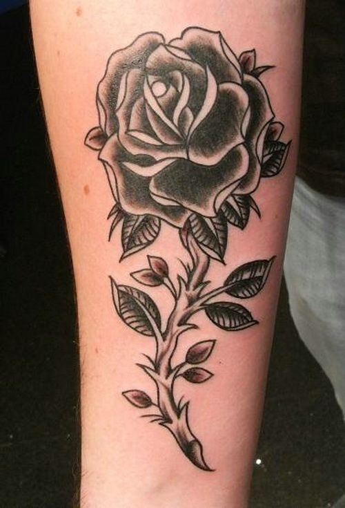 Black Rose Tattoo Design By Frank Lao Alhambra
