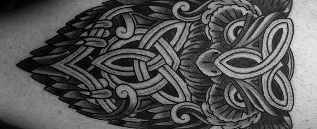 Stunning Celtic Owl Tattoo Design