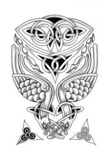 Unique Celtic Owl Tattoo Design