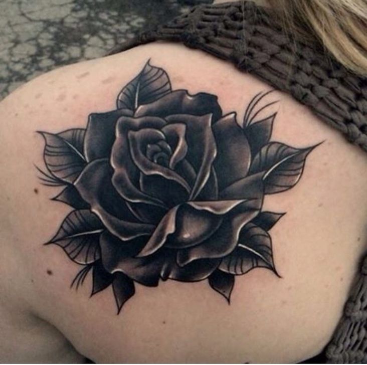 80+ Black Rose Tattoos and Design With Meanings
