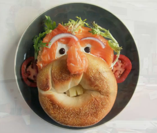 Food face funny picture