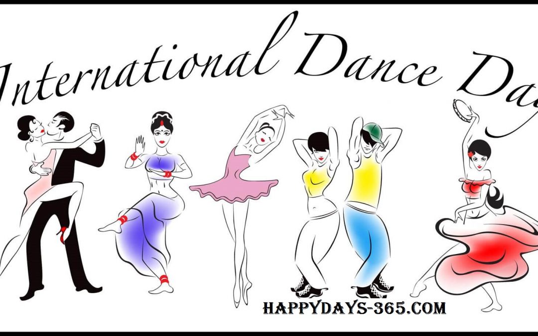 International Dance Day dancing people clipart
