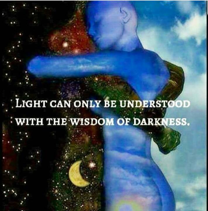 Light can only be understood with the wisdom of darkness. – KA Chinery