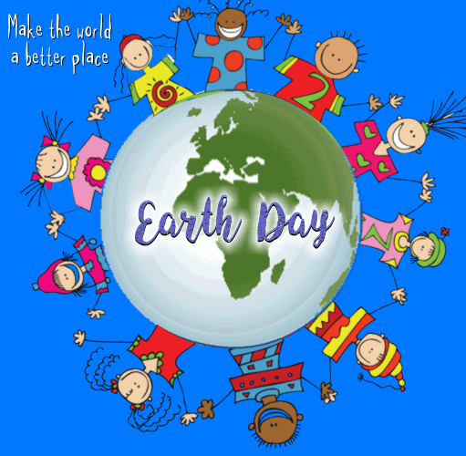 Make the world a better place earth day animated picture