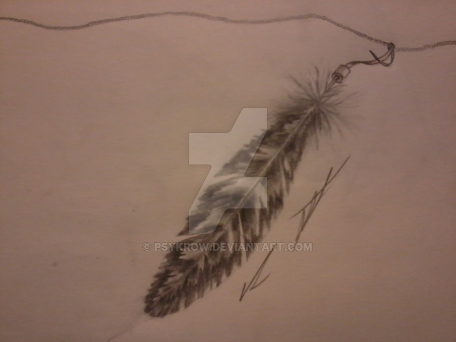 Owl Feather Tattoo Sketch by Psykrow On DeviantArt