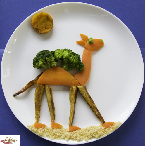 camel made of food funny picture