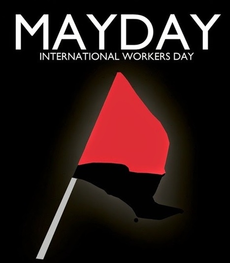 may day international workers day flag