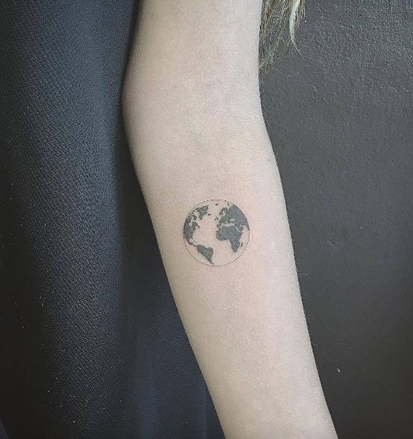 55+ Wonderful Globe Earth Tattoos & Designs