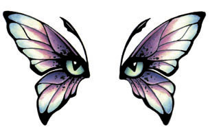 Butterfly Eyes Tattoo