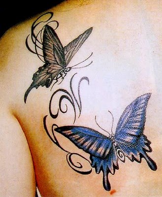 Japanese Butterfly Tattoo