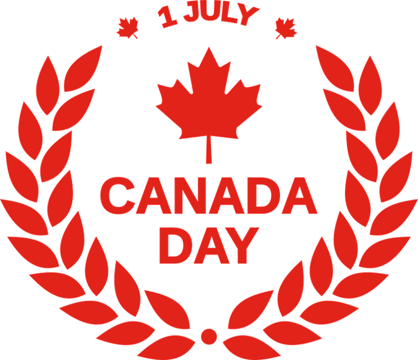1 july Canada Day clipart