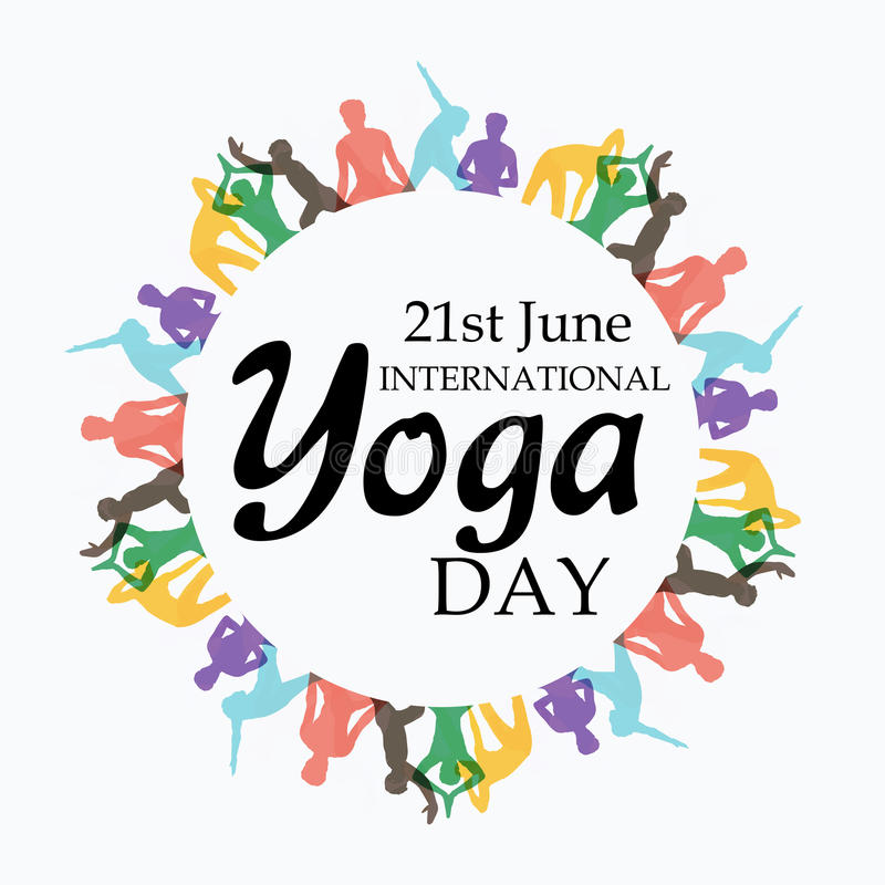 21st june International Yoga Day illustration