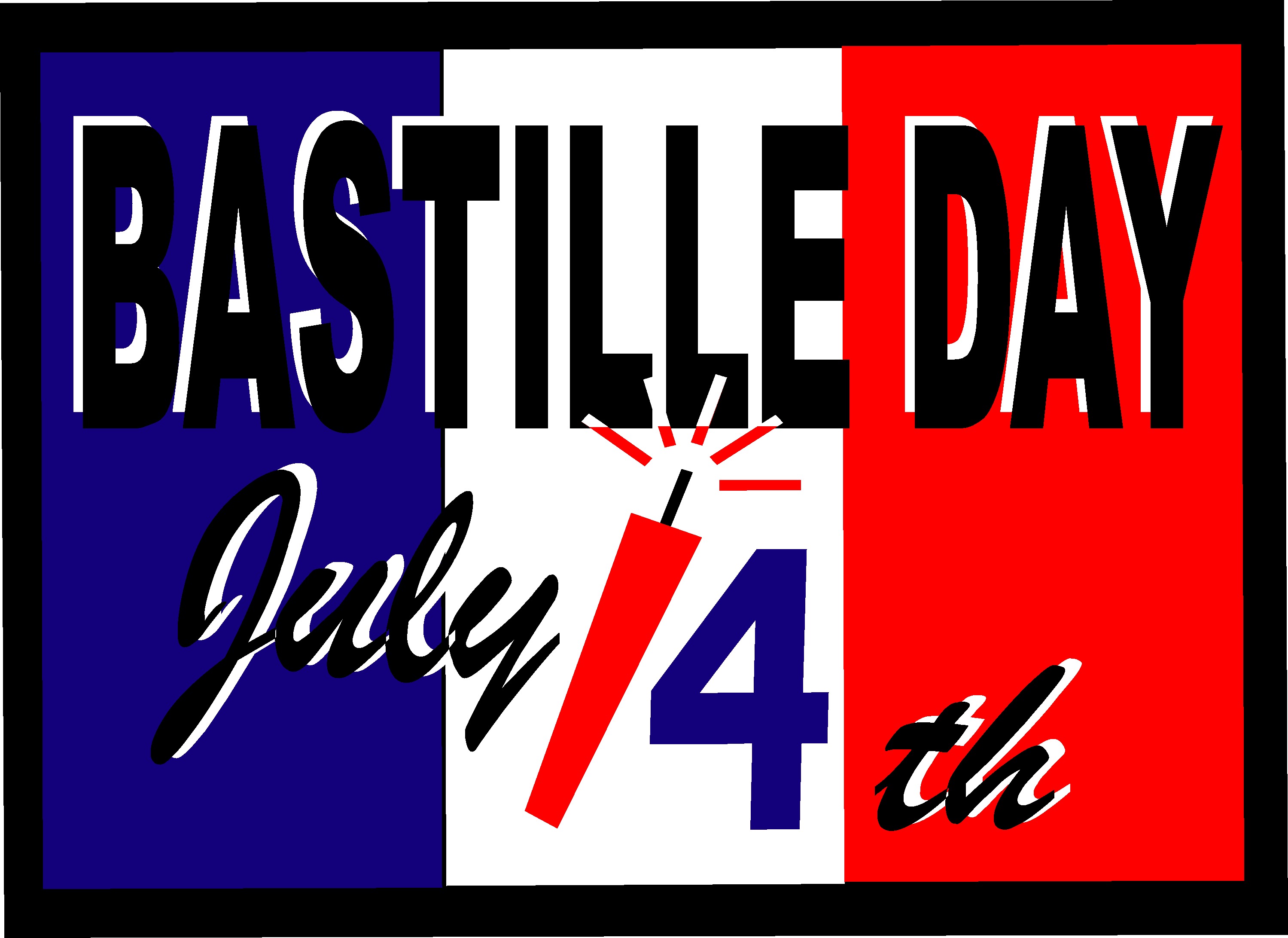 Bastille Day july 14th card