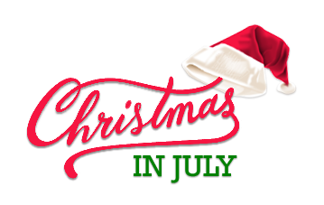 Christmas in July santa claus hat clipart