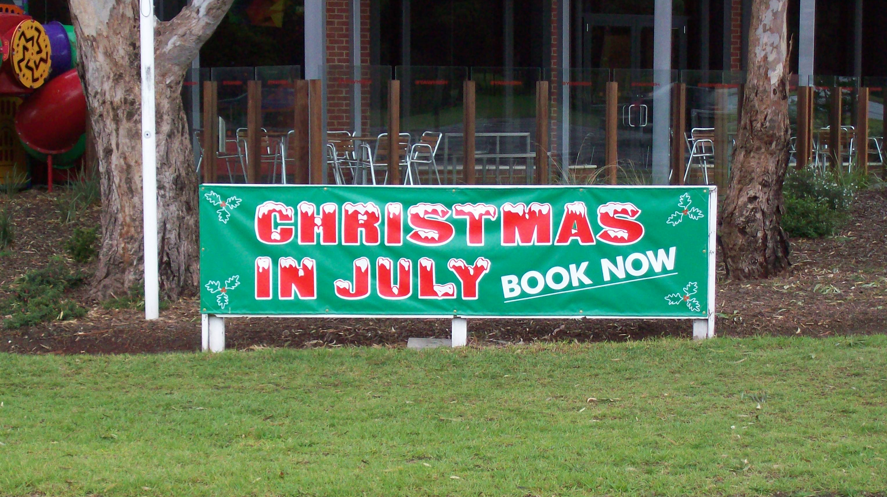 Christmas in july celebrations picture