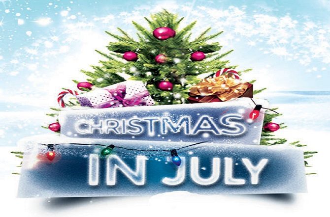Christmas in july greetings photo