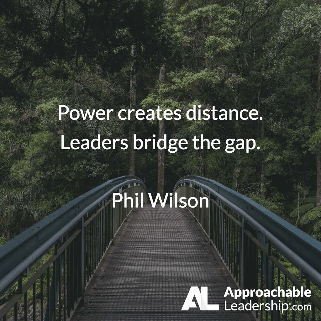 Power creates distance leaders bridge the gap – Phil Wilson