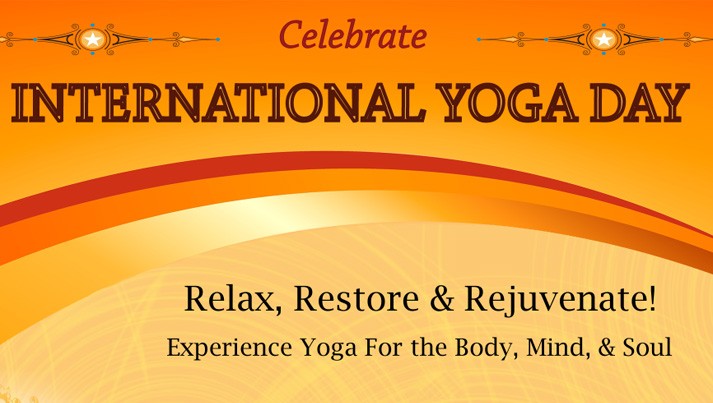 celebrate International Yoga Day relax, restore & rejuvenate