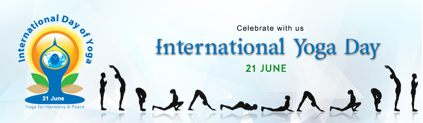 celebrate with us International Yoga Day 21 june
