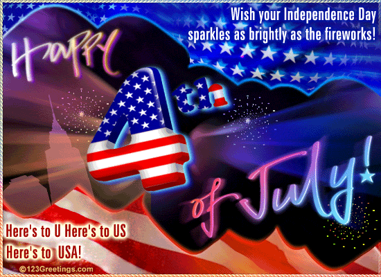 happy 4th of july here’s to you here’s to us here’s to USA