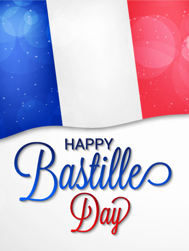 happy Bastille Day card
