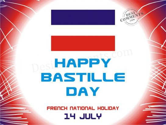 happy Bastille Day french national holiday 14 july