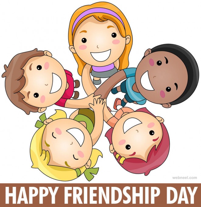 happy friendship day 2018 friends illustration