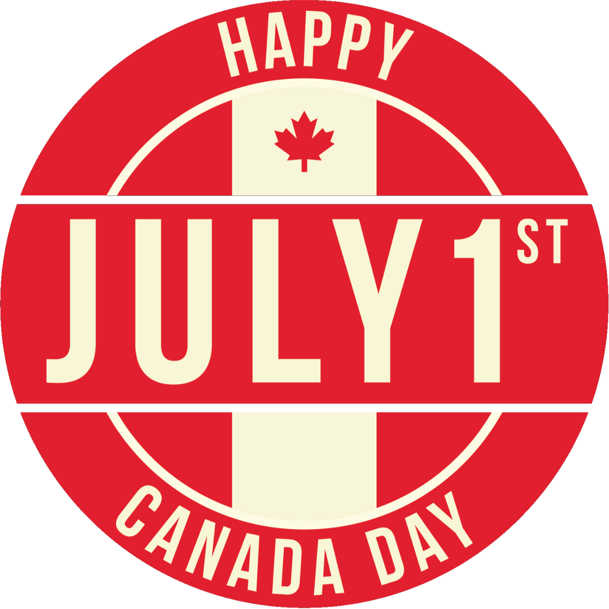 happy july 1st Canada day