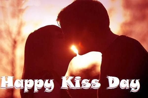 happy world kiss day kissing couple