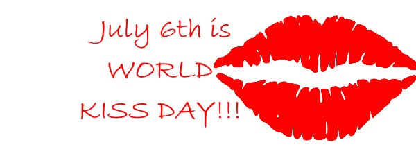 july 6th is world kiss day red lips
