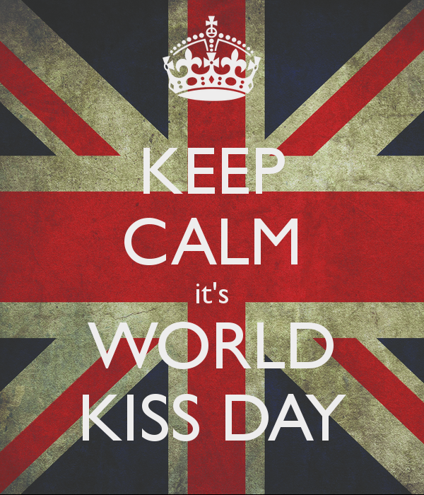 keep calm it’s world kiss day