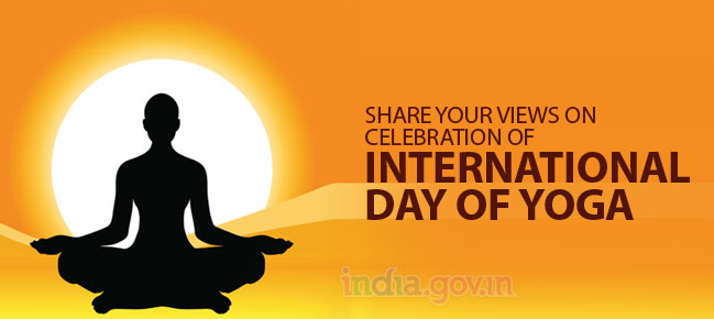 share your views on celebration of International day of yoga