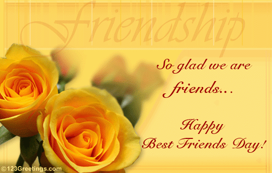 so glad we are friends happy friendship day