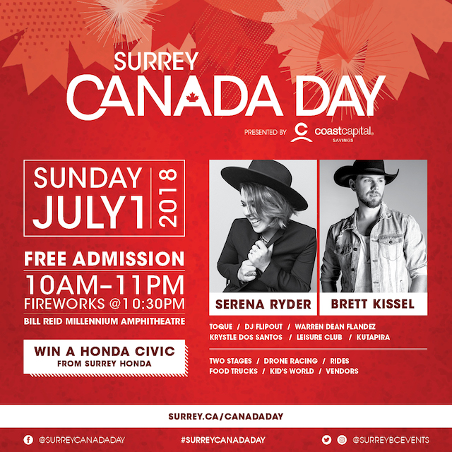 surrey Canada Day july 1, 2018