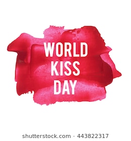 world kiss day card