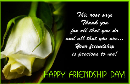 your friendship is precious to me happy friendship day