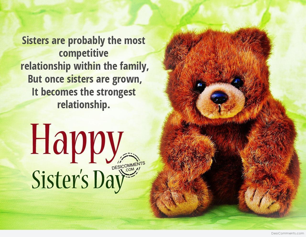 happy Sister’s Day wishes