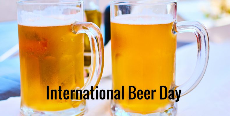 international beer Day beer mugs picture