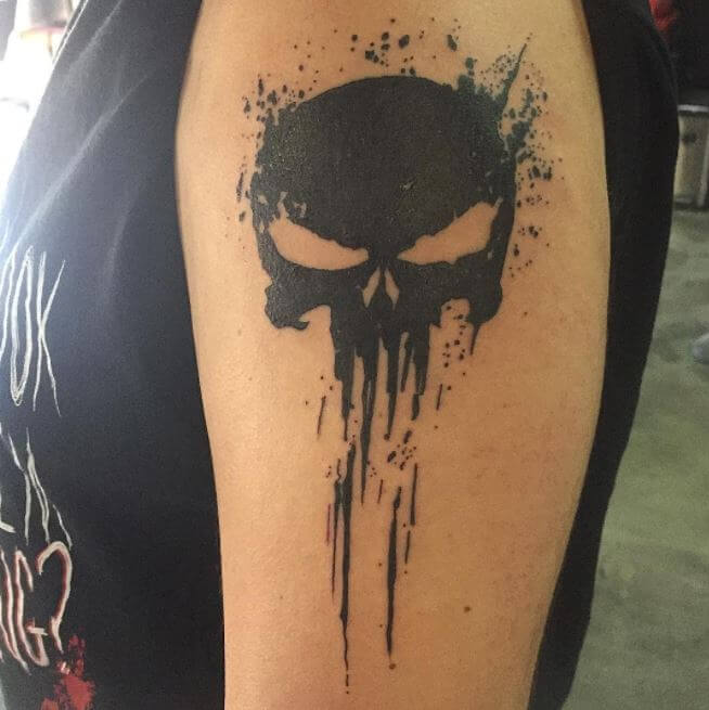 82+ Best Punisher Tattoos, Designs and Ideas
