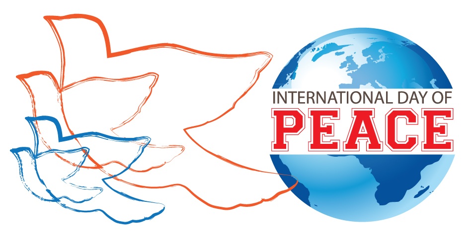 International Day of Peace flying doves design