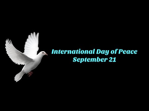 International Day of Peace september 21 flying dove picture