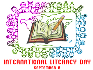 International Literacy Day september 8 drawing