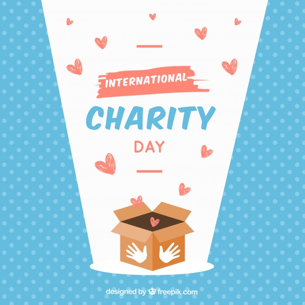 International charity day illustration