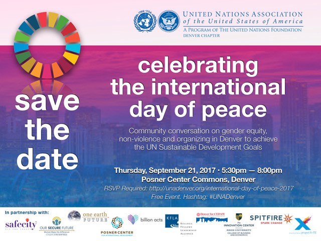 celebrating the international day of peace save the date