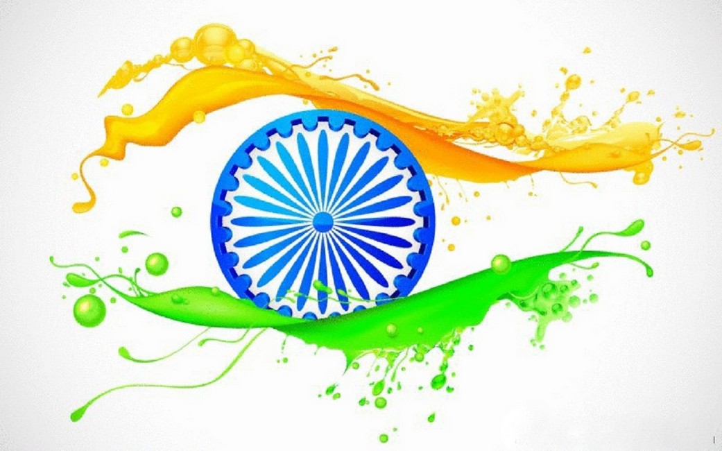 happy Independence Day indian flag wallpaper