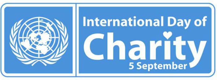 international day of charity 5 september UN logo