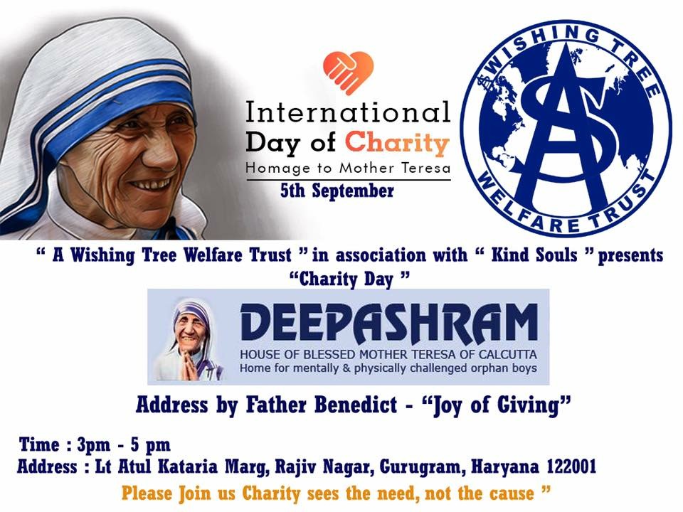international day of charity homage to mother teresa 5th september