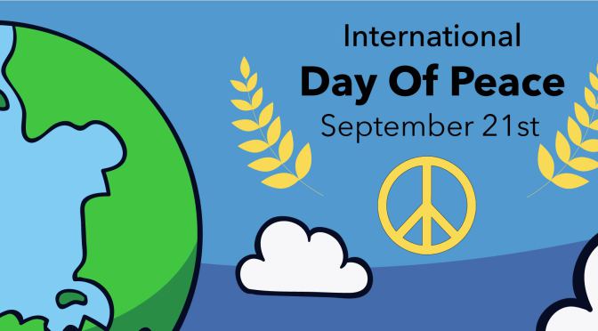 international day of peace september 21 card