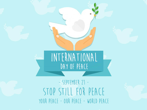 international day of peace september 21 stop still for peace your peace our peace world peace